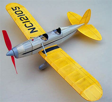Easy Built Models Free Flight Rubber Powered Airplanes