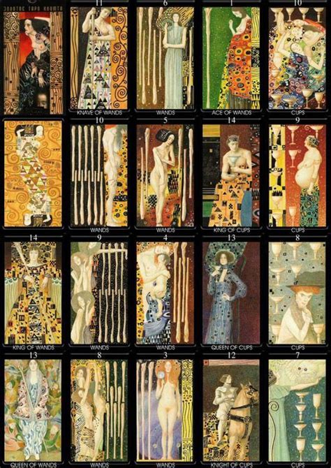 Cards By Klimt Would Love To Read This Deck Sometime Tarotcards