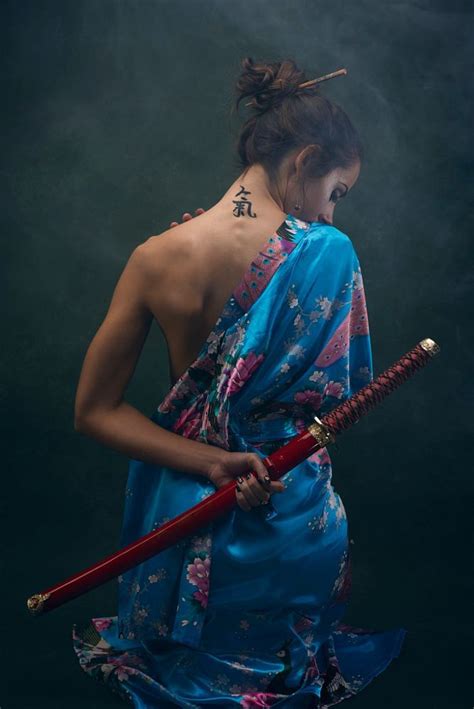 Geisha katana by albertocama Тату