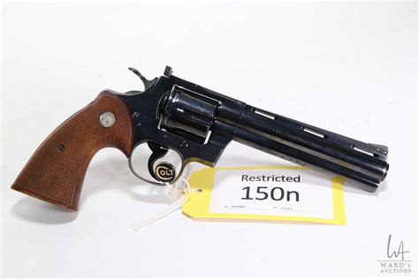 Restricted Handgun Colt Model Python 1956 357 Mag Six Shot Double