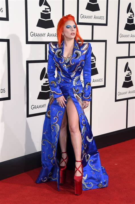 Lady Gaga Gives Touching Tribute To David Bowie 2016 Grammy Awards