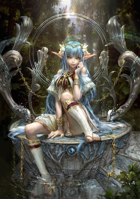 Pin By Rekysle On Illustration Anime Elf Fantasy Characters Character Design