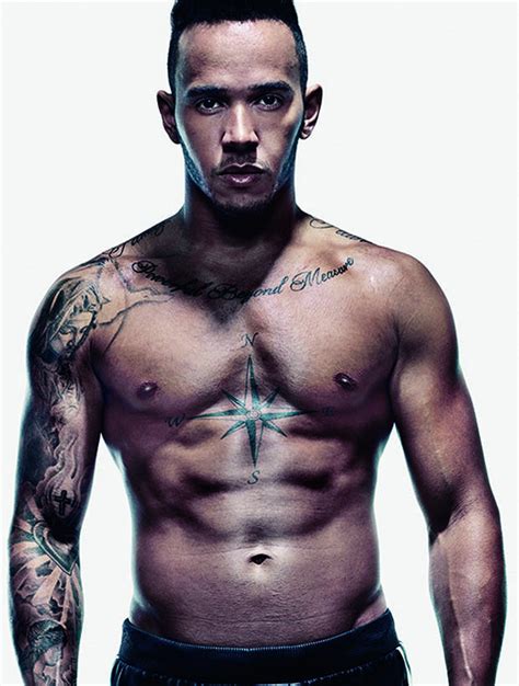Lewis Hamilton Strips Half Naked To Show Devastating Muscular Body Daily Star