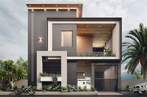 Stunning Residence Design Elevations Of Aastitva Modern House Facades Small House