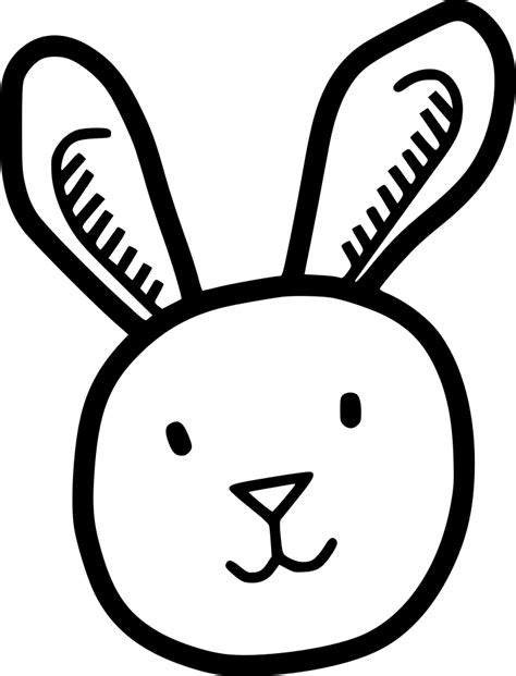 Free easter bunny svg with space for personalized name or monogram. Bunny Rabbit Cute Happy Svg Png Icon Free Download ...