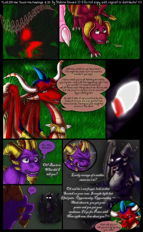 Her Touch His Feelings Pg Spyro And Cynder Dragon Comic Spyro The Dragon