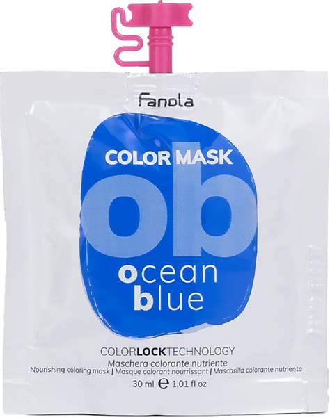Fanola Color Mask Nourishing Colouring Mask Ocean Blue