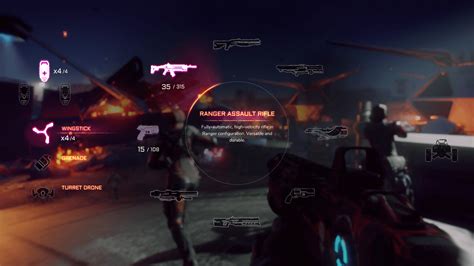 Circle Menu Rage 2 Interface In Game