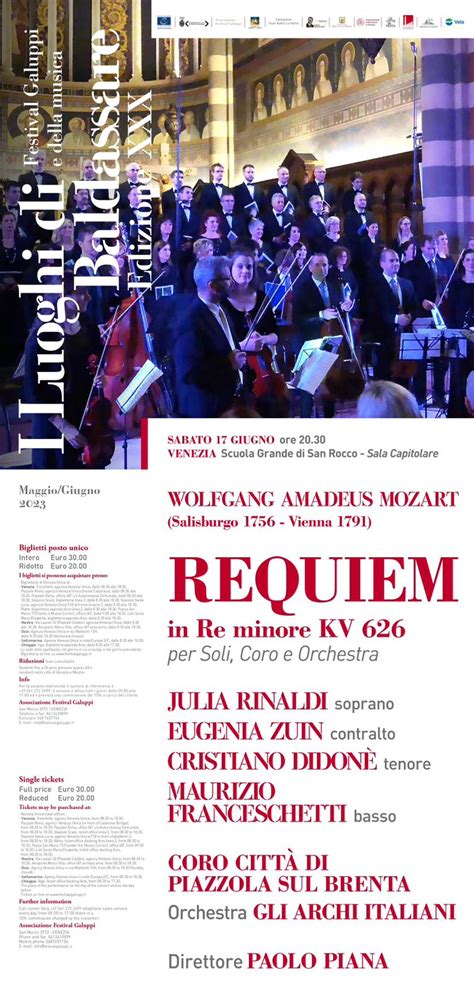Requiem K626 Di W A Mozart Coro