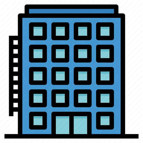 Apartment Building Property Residentia Icon Download On Iconfinder
