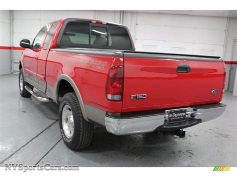 2001 Ford F150 Xlt Supercab 4x4 In Bright Red Photo 19 A01071
