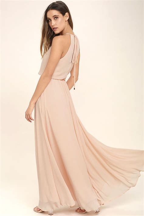 The Be Mellow Peach Maxi Dress Is Here To Help You Stay Fabulous And