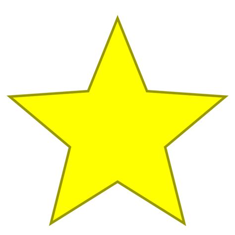 Yellow Star Clip Art Tims Printables