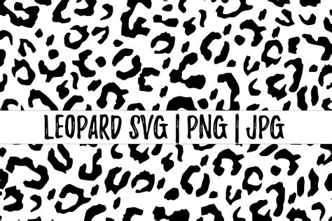 Leopard Print Svg Png  1089065 Cut Files Design Bundles