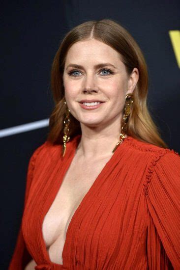 Amy Adams Braless At Vice Premiere In Beverly Hills