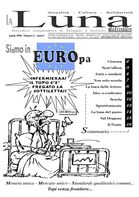 La Luna Nuova Numero 2 Aprile 1998 By Luna Nuova Issuu