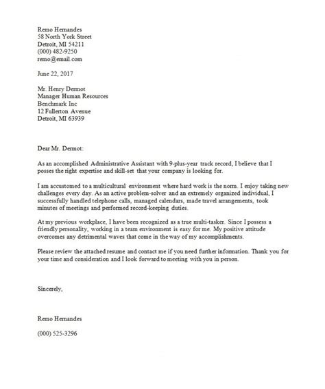 Letter Template Cover Letter Examples 5 What Makes Letter Template Cover Letter Examples 5 So ...
