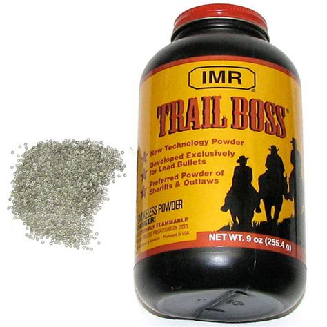 Imr Trail Boss Smokeless Handgun Powder 9 Oz