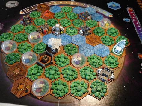 Terraforming Mars 3d Printed And Painted Map Tiles By User F P P M On