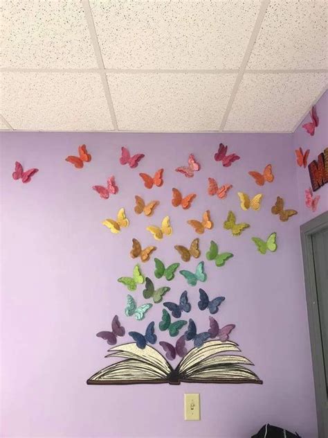 Pin By Katie White On Library Redo Butterflies Classroom Library