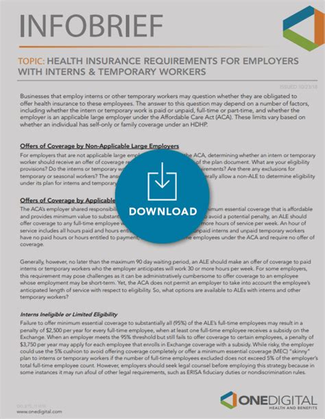 Any corrected forms must be submitted by your insurance producer or insurance broker. Health Insurance Requirements for Employers With Interns & Temporary Workers | OneDigital