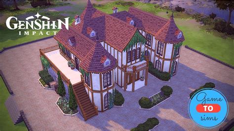 Diluc S Mansion From Genshin Impact The Sims 4 Speed