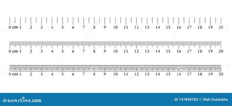 Inch Rulers Inches Measuring Scale Indicator Precision Measurement