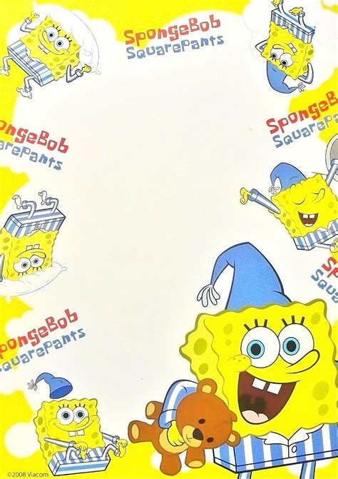 Sponge Bob Letter Paper Bob Esponja Manualidades Montaje Fotos