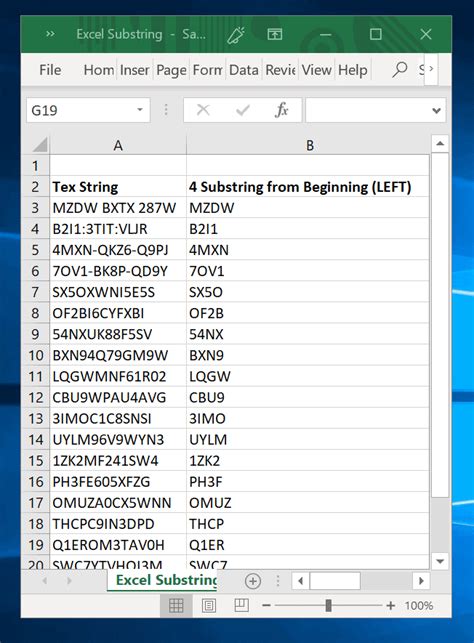 Excel Substring How To Get Extract Substring In Excel Itechguides