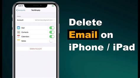 5 Steps To Remove An Email Account From Iphone Updated