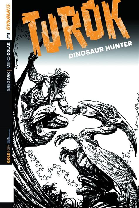 Turok Dinosaur Hunter 11 10 Copy Sears Bandw Cover Fresh Comics