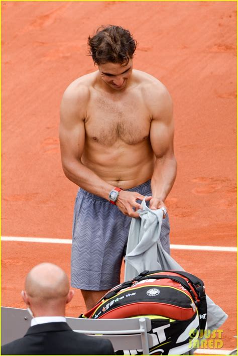 Rafael Nadal Goes Shirtless At French Open Strolls With Girlfriend Xisca Perello Photo