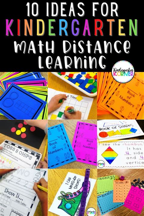 Engaging Kindergarten Math Ideas For Distance Learning