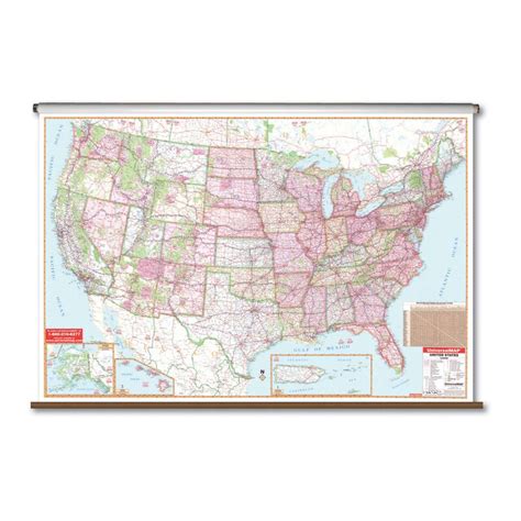 Universal Map Large Scale Wall Map United States Wayfair
