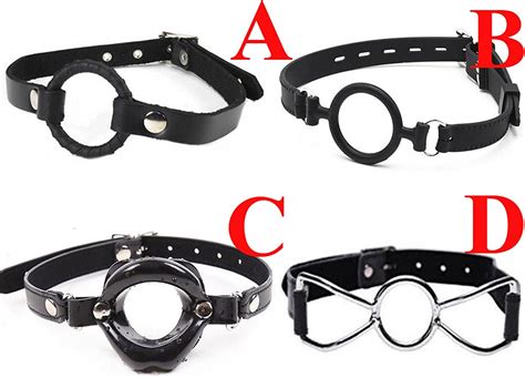 Open Mouth Gagsoral Sex Ring Gag For Coupleleather Head Harness Restraint Mouth