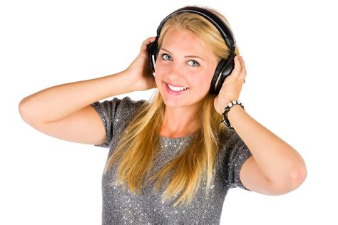Woman Listening To Music Free Stock Photo Public Domain Pictures