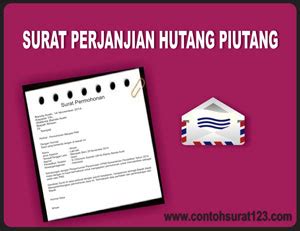 Masalah utang bukanlah kasus yang bisa dianggap sepele. Contoh Surat Perjanjian Hutang Piutang Terbaru ...