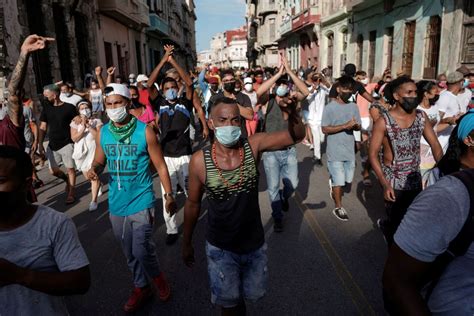 Cuba Sees Biggest Protests For Decades As Pandemic Adds To Woes