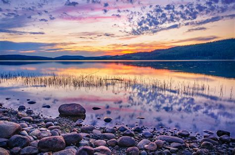 Popular On White Night Sunset On A Swedish Lake By Dmytro