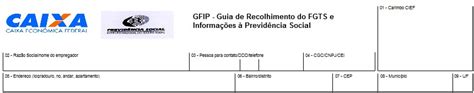 EmissÃo De Gfip Cadastro