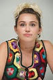 MILEY CYRUS at ‘Crisis in Six Scenes’ Press Conference in Los Angeles ...