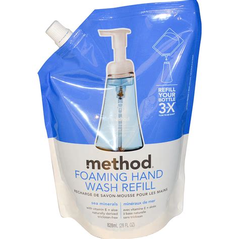 Method Foaming Hand Wash Refill Sea Minerals 28 Fl Oz 828 Ml Iherb