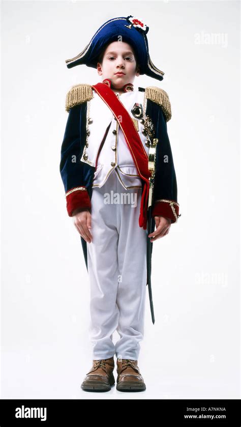 Indoor Studio Child Boy 5 10 Outfit Disguise Costume Napoleon Unifrom