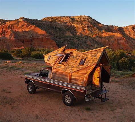 This Tiny Truck Cabin Is Built On Top Of A 1979 Pickup Truck House