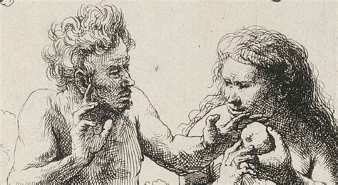 Adam Et Eve Par Rembrandt Couleur Xviiie