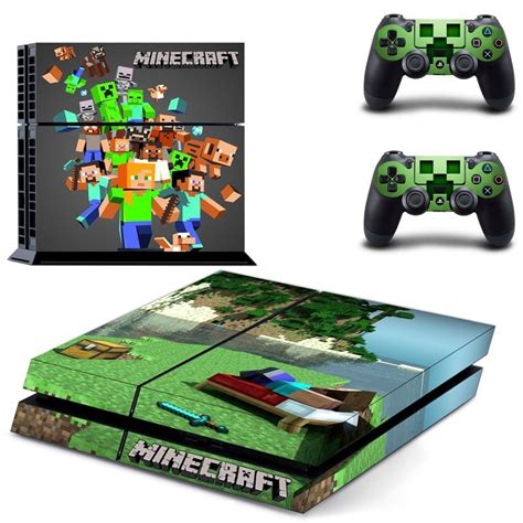 Skin Cover For Playstation 4 Minecraft