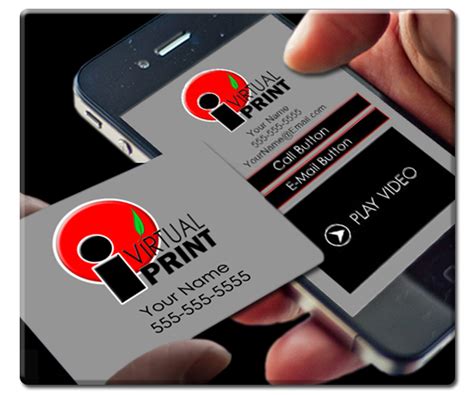 Upload or record engaging video content such as demo. Interactive Virtual Print | Virtual Business Cards