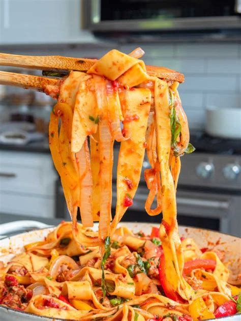 The Best Recipes Italian Drunken Noodles Lets Make This In 2022