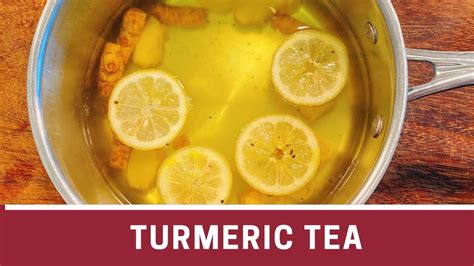 Flush Out Toxins Lemon Ginger Turmeric Tea The Frugal Chef Youtube