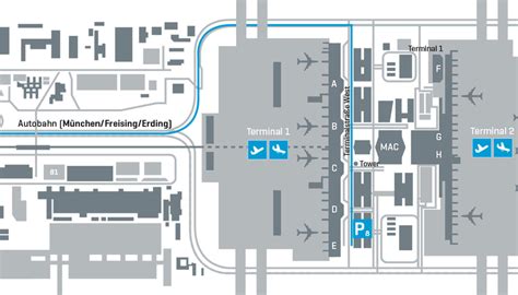 Flughafen München Karte